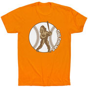 Baseball T-Shirt Short Sleeve - Baseball Bigfoot