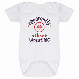 Wrestling Baby One-Piece - Apparently, I Like Wrestling