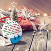 Gymnastics Round Ceramic Ornament - Jingle All the Way