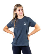 Softball Short Sleeve T-Shirt - Mitts the Softball Dog (Back Design)
