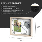 Soccer Premier Frame - Dear Mom Heart