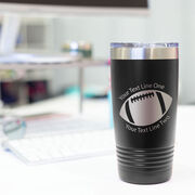 Football 20 oz. Double Insulated Tumbler - Icon