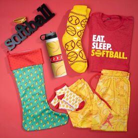 Build Your Home Run Softball Stocking