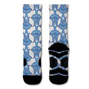 Guys Lacrosse Graphic Flex Mid-Calf Socks - Coast To Coast