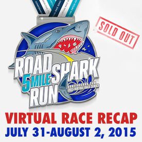 Road Shark Run Virtual 5 Mile Race