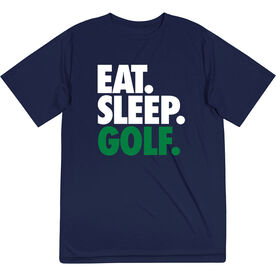 Golf Short Sleeve Performance Tee - Eat. Sleep. Golf.
