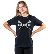 Girls Lacrosse Short Sleeve T-Shirt - Crossed Girls Sticks