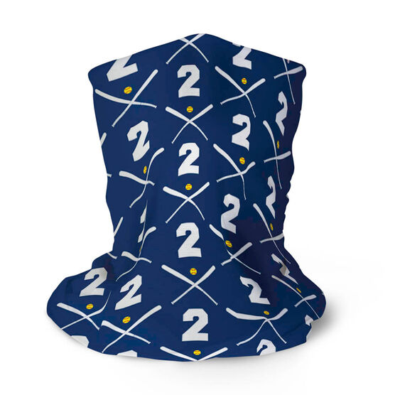 Softball Multifunctional Headwear - Personalized Team Number Repeat RokBAND