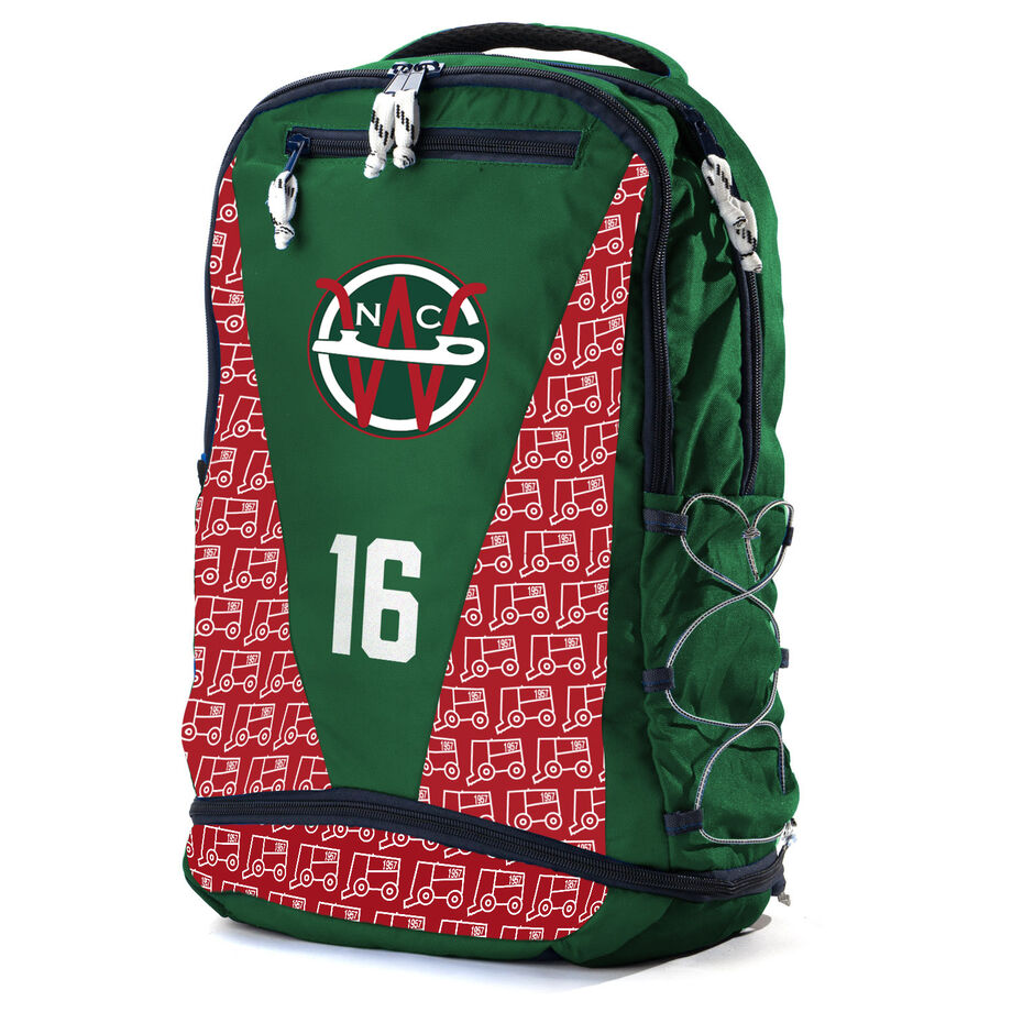 Hockey Backpack - New Canaan Winter Club - Green