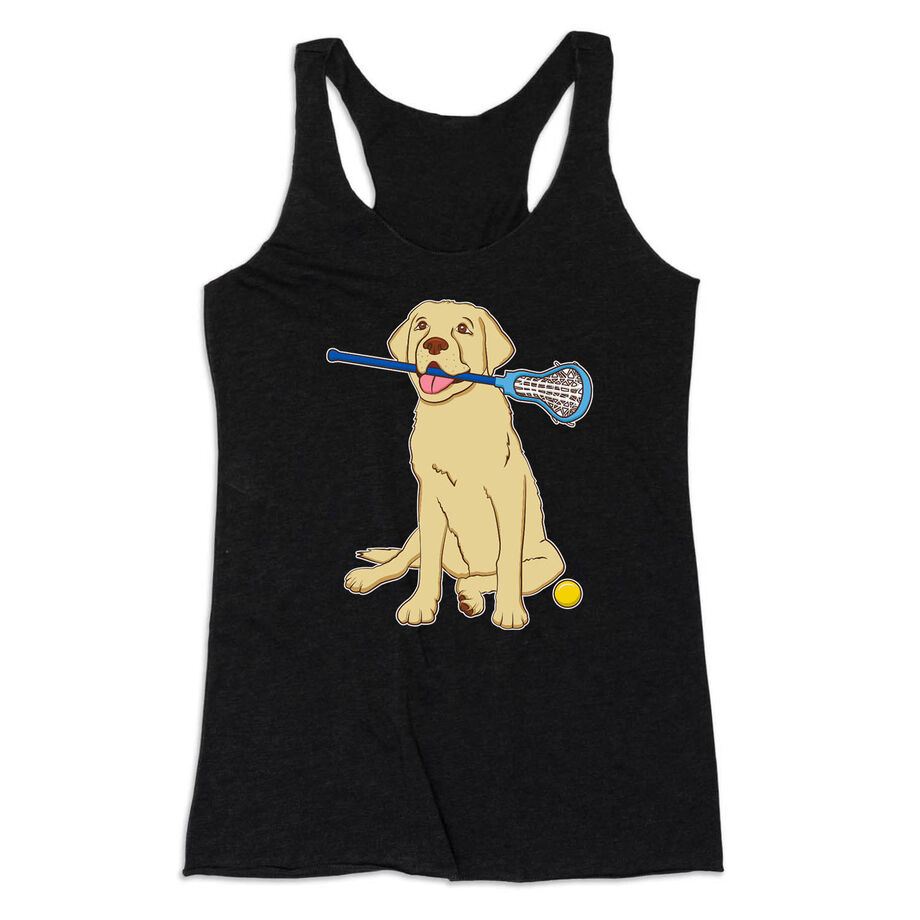Girls Lacrosse Women's Everyday Tank Top - Chase The Lax Dog