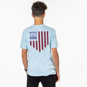 Baseball Short Sleeve T-Shirt - No Place Like Home (Back Design)