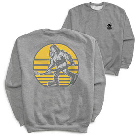 Hockey Crewneck Sweatshirt - BigSkate (Back Design)