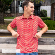 Wrestling Short Sleeve Polo - Takedown (Red)