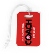 Cheerleading Bag/Luggage Tag - Personalized Coach