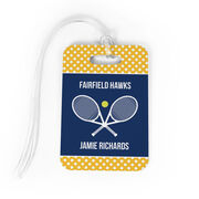 Tennis Bag/Luggage Tag - Personalized Tennis Team with Rackets