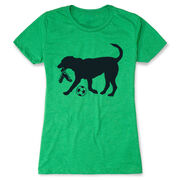 Soccer Women's Everyday Tee - Spot The Soccer Dog