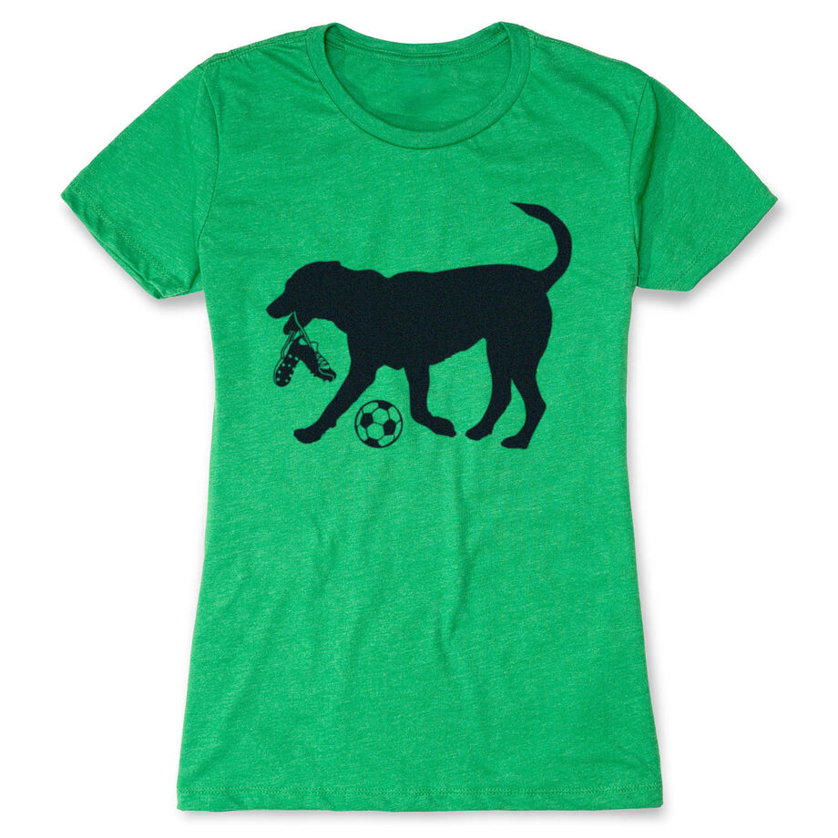 Soccer Women's Everyday Tee - Spot The Soccer Dog