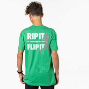 Baseball Short Sleeve T-Shirt - Rip It Flip It (Back Design)