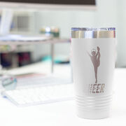 Cheerleading 20 oz. Double Insulated Tumbler - Cheer Silhouette