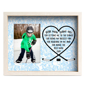 Hockey Premier Frame - Dear Mom Heart