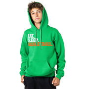 Basketball Hooded Sweatshirt - Eat. Sleep. Basketball.