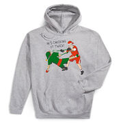 Guys Lacrosse Hooded Sweatshirt - Checking It Twice Lacrosse