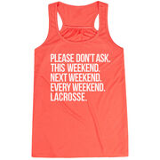 Lacrosse Flowy Racerback Tank Top - All Weekend Lacrosse