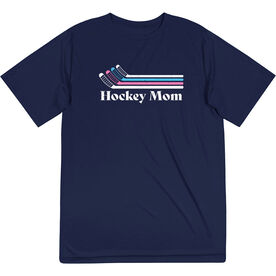 Hockey Short Sleeve Performance Tee - Hockey Mom Sticks