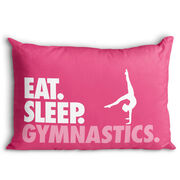 Gymnastics Pillowcase - Eat. Sleep. Gymnastics.