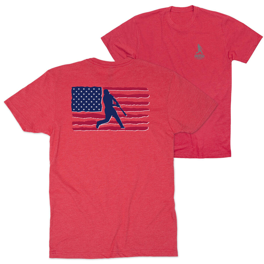 Baseball Short Sleeve T-Shirt - Baseball Land That We Love (Back Design)