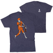 Baseball Short Sleeve T-Shirt - Home Run Zombie (Back Design)