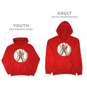Baseball Hooded Sweatshirt - Baseball Bigfoot