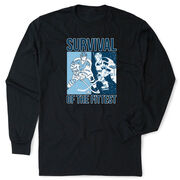 Hockey Tshirt Long Sleeve - Survival of the Fittest