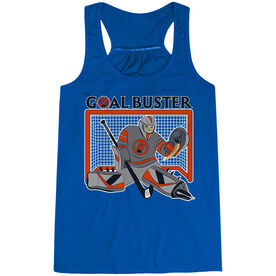  Hockey Flowy Racerback Tank Top - Goal Buster