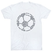 Soccer T-Shirt Short Sleeve - Soccer Words