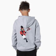 Guys Lacrosse Hooded Sweatshirt - Crushing Goals (Back Design)
