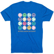 Soccer Short Sleeve T-Shirt - Soccer Makes Me Happy