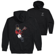 Guys Lacrosse Hooded Sweatshirt - Crushing Goals (Back Design)