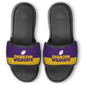 Football Repwell&reg; Slide Sandals - Team Name Colorblock