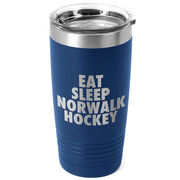 Hockey 20 oz. Double Insulated Tumbler - Personalized Eat Sleep Hockey