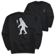 Guys Lacrosse Crewneck Sweatshirt - Yeti Lacrosse (Back Design)