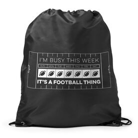 Football Drawstring Backpack - 24-7 Football