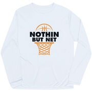 Basketball Long Sleeve Performance Tee - Nothin But Net