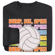 Volleyball Crewneck Sweatshirt - Bump, Set, Spike