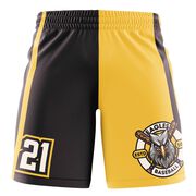 Custom Team Shorts - Baseball Half & Half