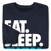 Swimming Crewneck Sweatshirt - Eat Sleep Swim