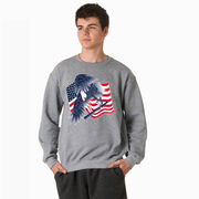 Baseball Crewneck Sweatshirt - Baseball Eagle