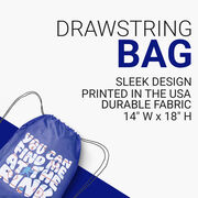 Hockey Drawstring Backpack - You Can Find Me At The Rink