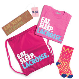 Girls Lacrosse Swag Bagz - Eat. Sleep. Lacrosse