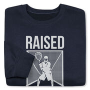 Guys Lacrosse Crewneck Sweatshirt - Raised In A Cage